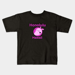 Pink Honolulu Haden Mango Logo Wear Kids T-Shirt